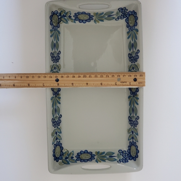 Figgjo Flint Turi Gramstad Oliver Viking Pattern Handled Baking Serving Dish - Picture 8 of 9